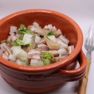 Salada de Orelha confecionada